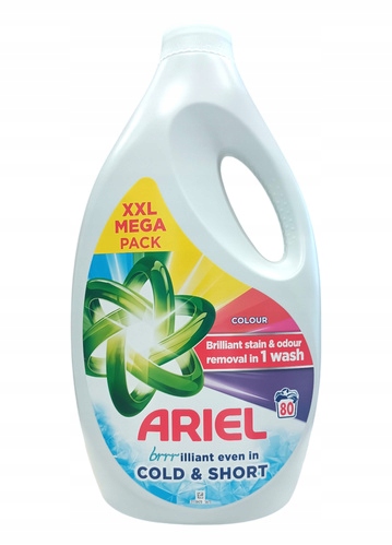 Oryginalny!! Ariel Cold Wash Kolor Żel do prania kolor 80 prań 2,64L