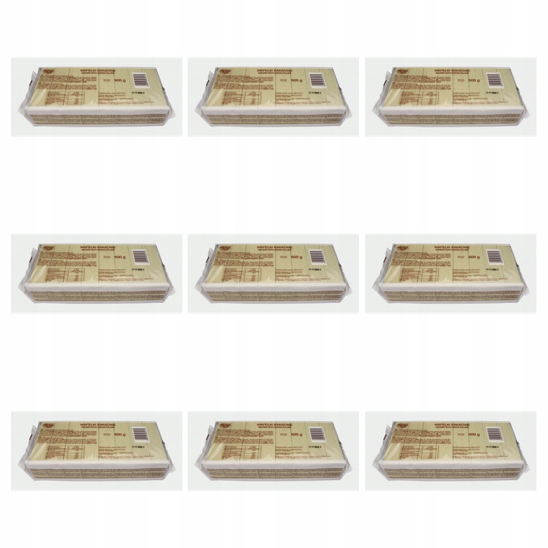 Skawa wafelki kakaowe 500g X9