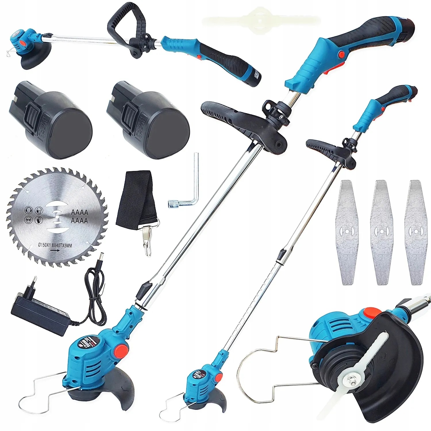 Kosa Akumulatorowa Podkaszarka Wykaszarka +2AKU 21V 2.2Ah