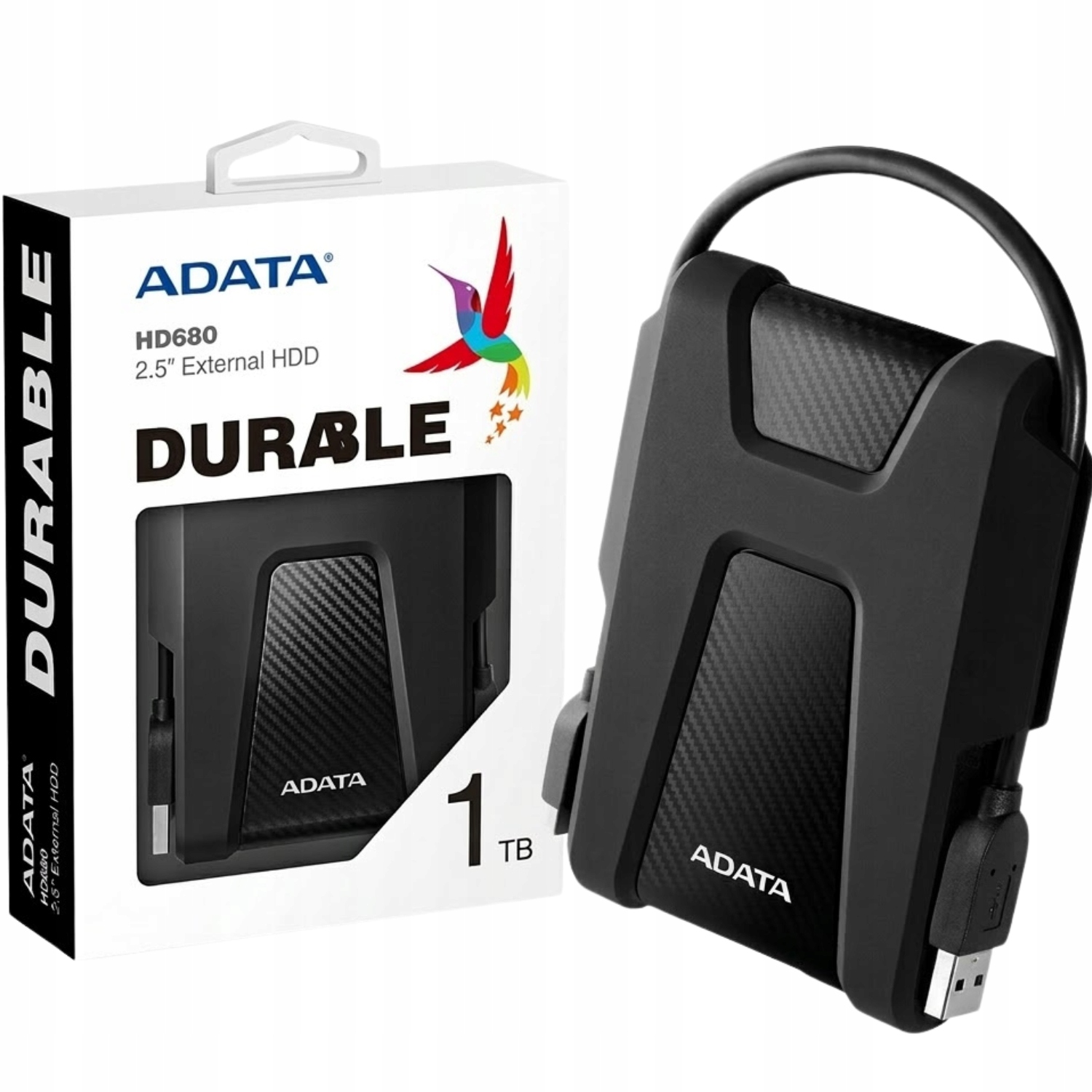 Externí disk Hdd Adata Durable HD680 1TB Usb 3.0 odolný proti otřesům