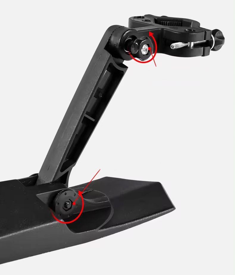 BŁOTNIKI ROWEROWE NA ROWER 26/28 PRO PRZÓD+TYŁ KOMPLET CHLAPACZE MTB CZARNY Model Błotnik rowerowy