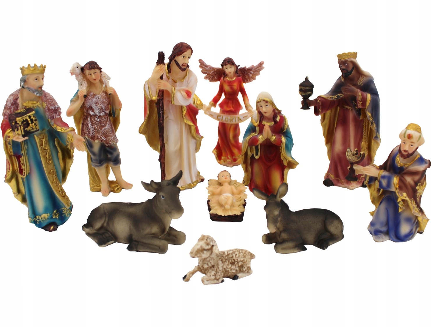 

Figury Do Szopki Bożona.duże 15CM KPL.11SZT+GRATIS
