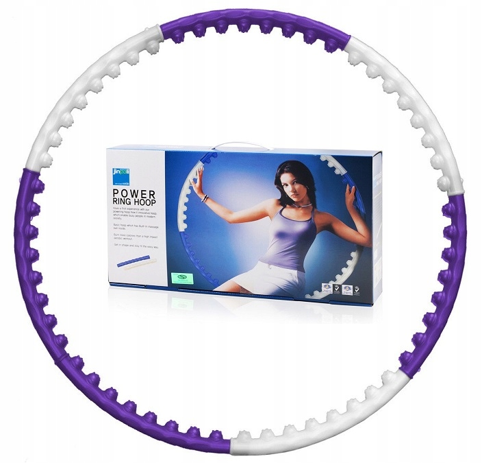 NIEBIESKIE HULA HOP Składane z WYPUSTKAMI SOLIDNE Kod producenta POWER RING