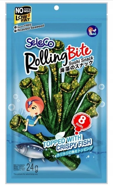 

Rybne Nori Roll Chrupiąca przekąska z wodorostów 2