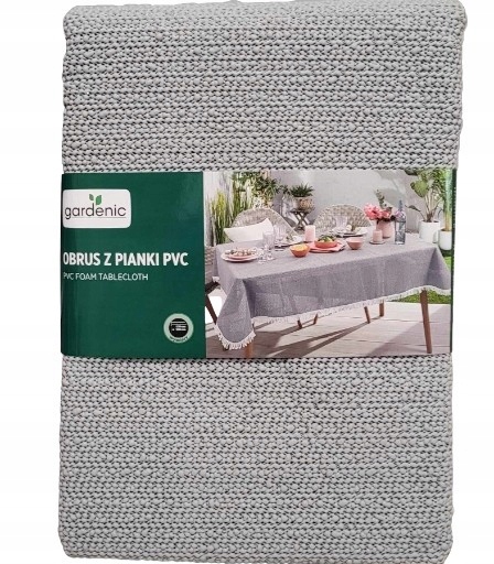 Obrus Piankowy 130x180 Frędzle Ogród Taras Pianki Pvc Gardenic Dekoracyjny