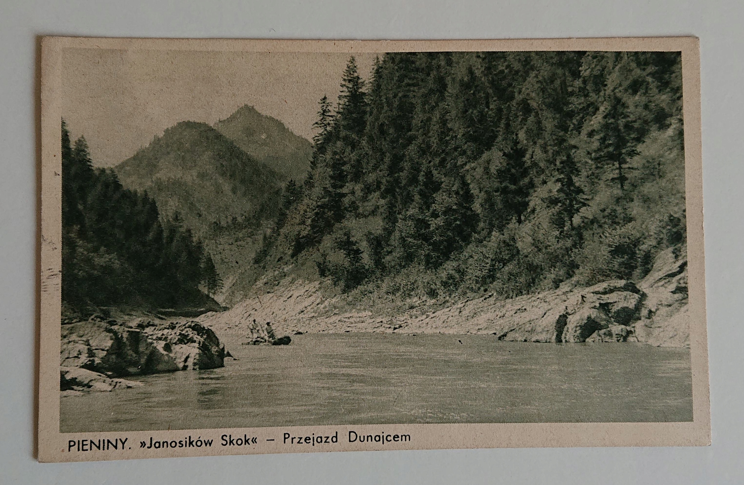 PIENINY. JANOSIKÓW SKOK. POCZTÓWKA