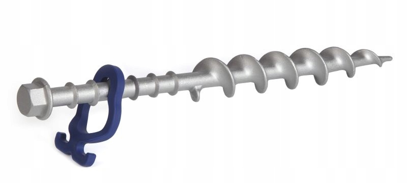 Hliníkové šroubovací kolíky Long Alu 31 cm háčky 2 ks Peggy Peg