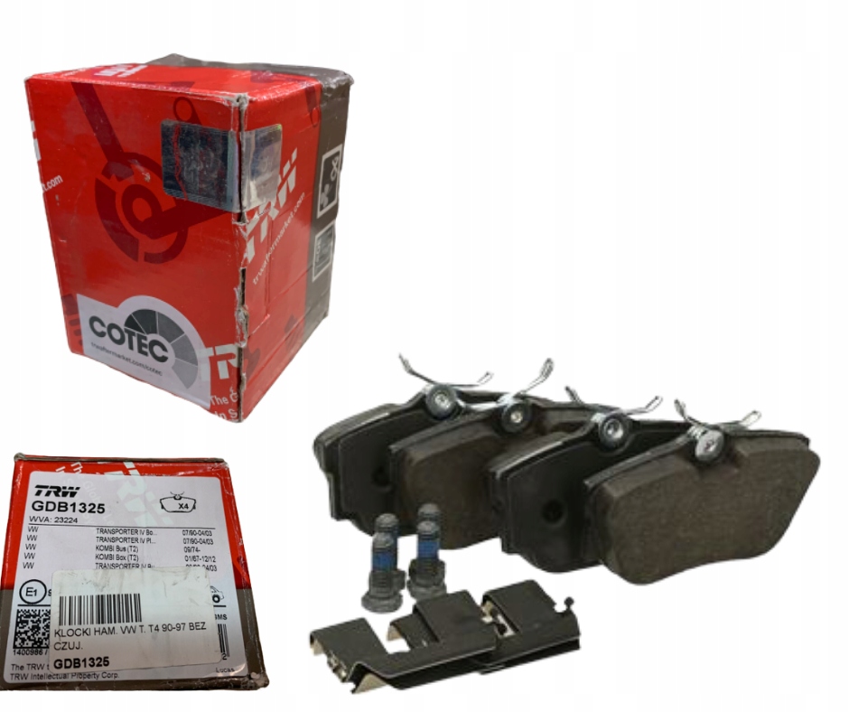 Тормозные колодки ham TRW VW TRANSPORTER T4 задний GDB1325