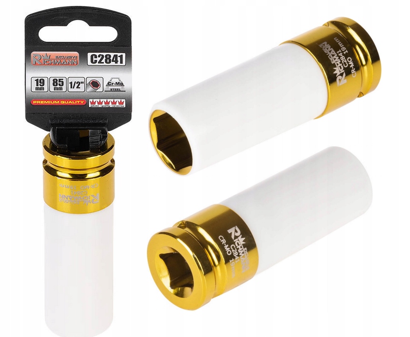 Nasadka Udarowa Długa Do Felg Alum. 1/2'' 19 MM