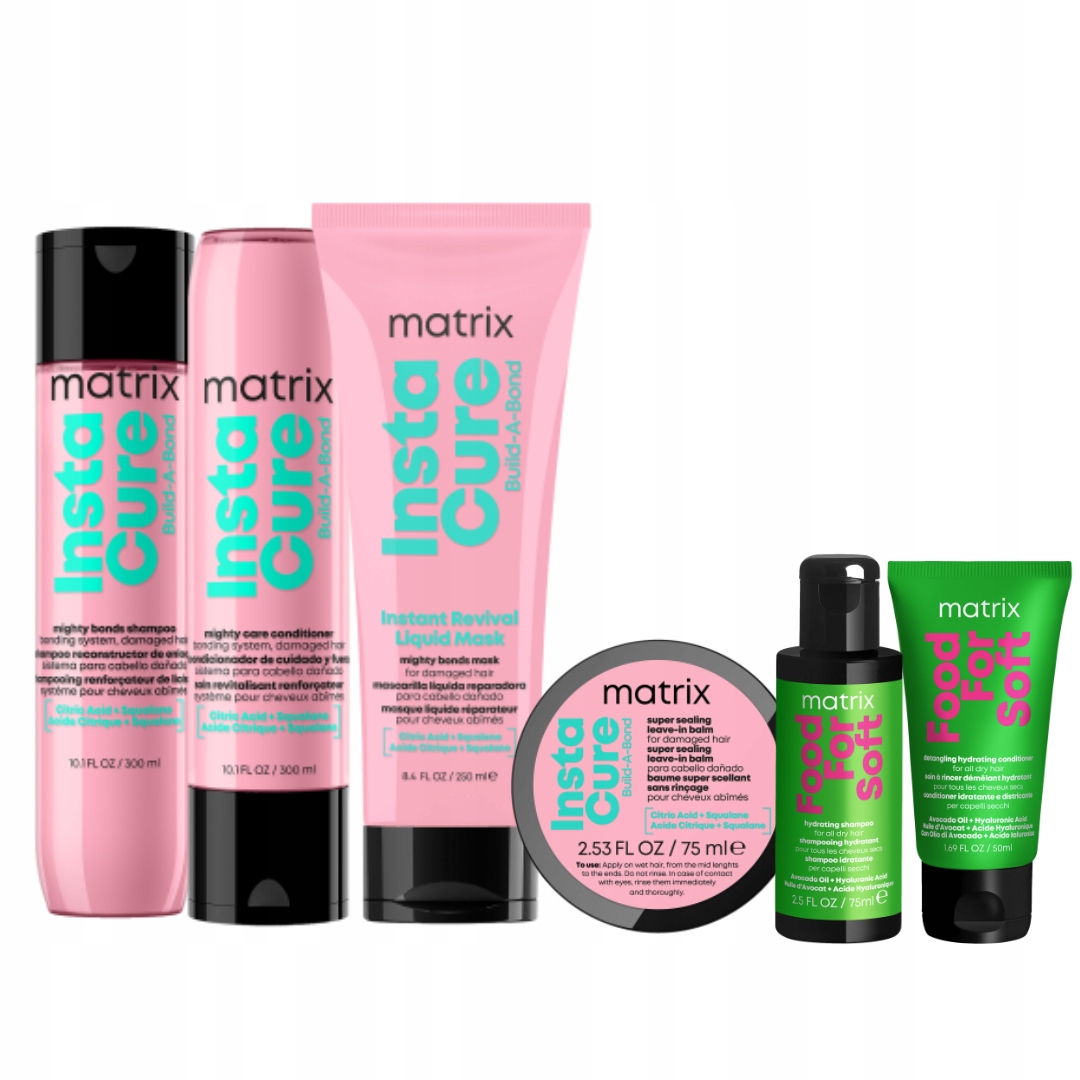Matrix Instacure Build-A-Bond szampon, odżywka, maska, balsam do włosów