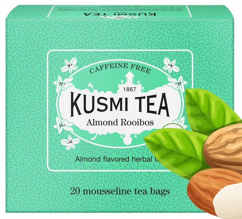 Levně Almond Rooibos Kusmi čaj mandlový sáček