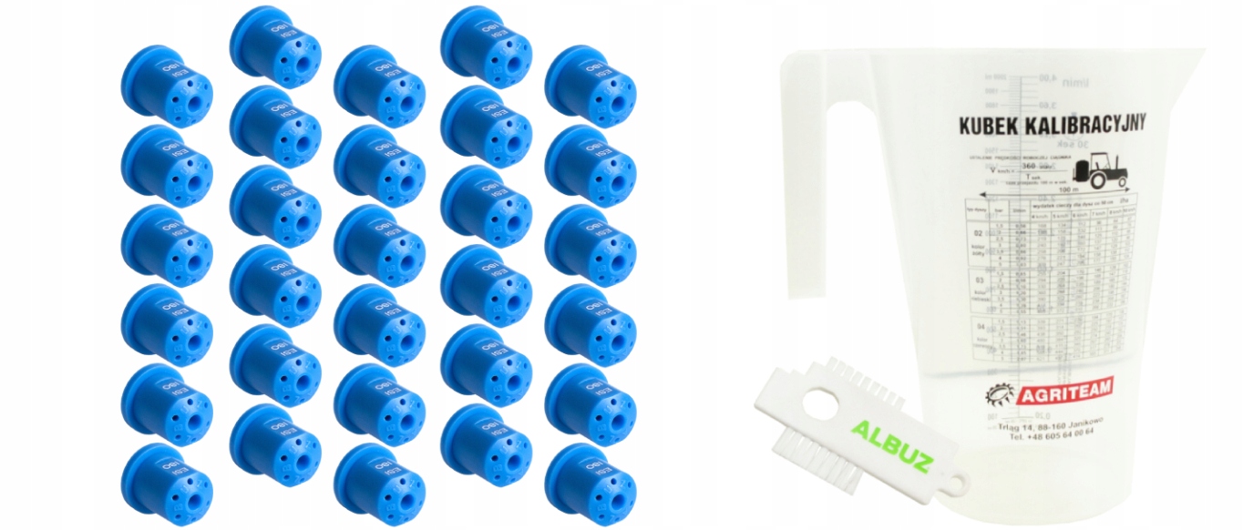 КОМПЛЕКТ НАСАДОК ДЛЯ БАЛКИ 15M ESI 110 03 ALBUZ + БЕСПЛАТНО