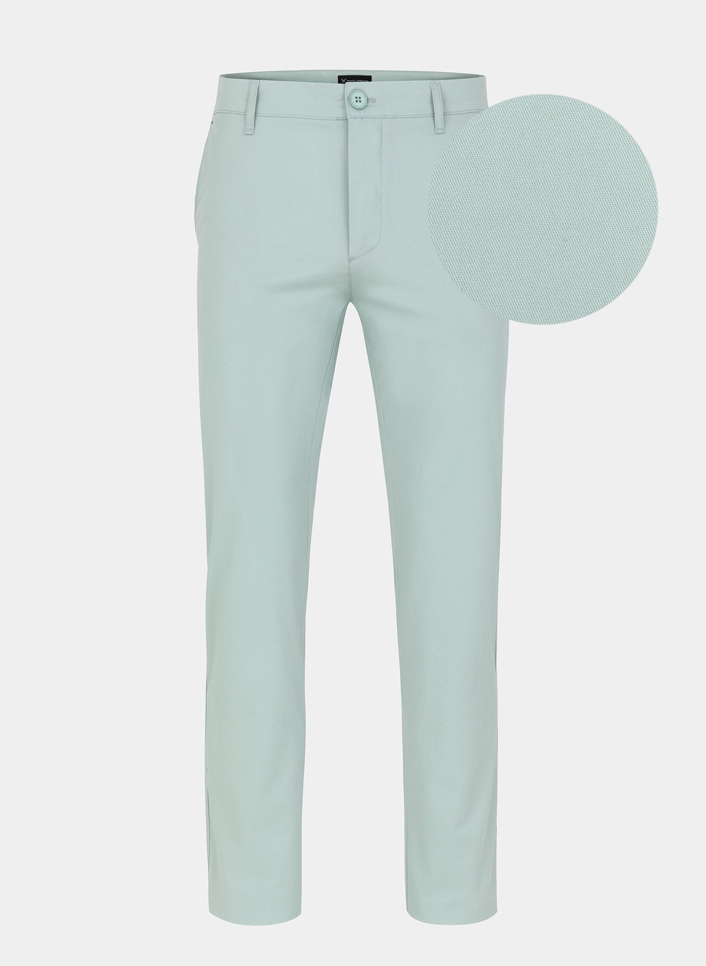 

Miętowe spodnie męskie Pako Lorente W38 L36