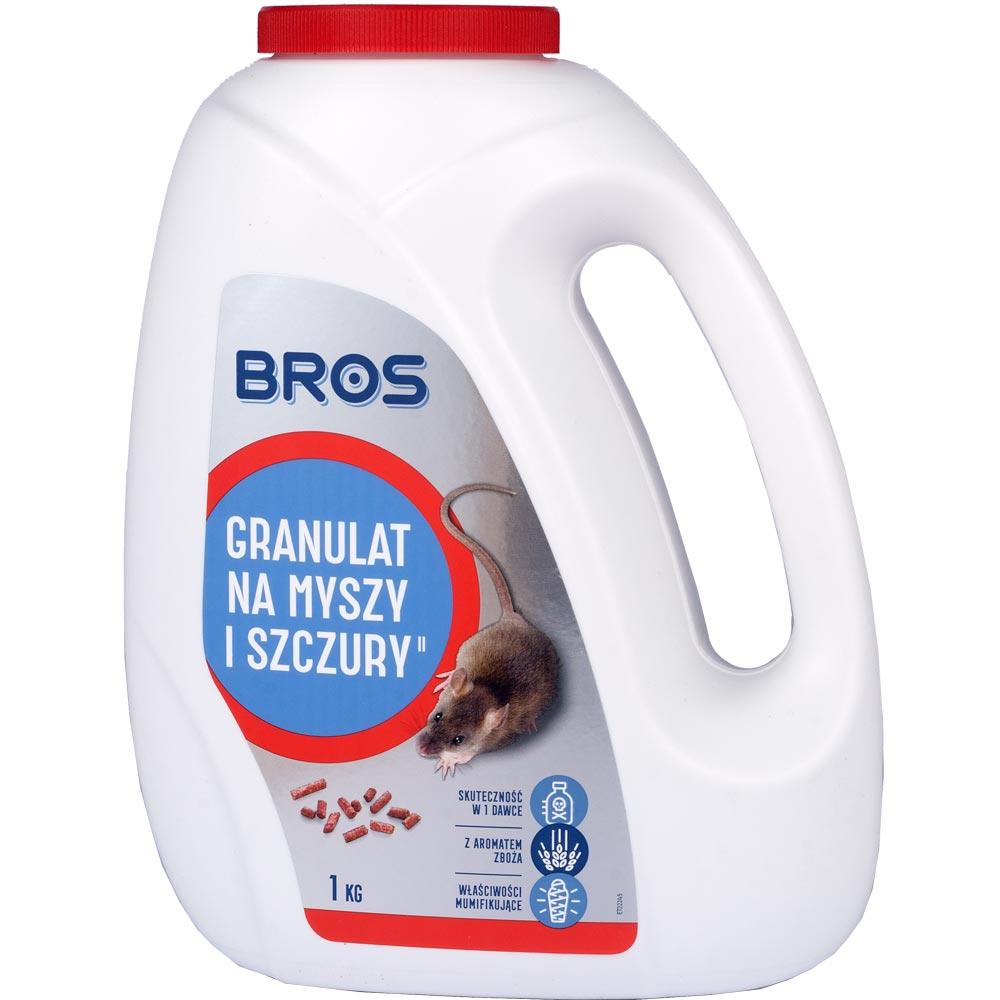 

Bros granulat na myszy i szczury 1kg trutka
