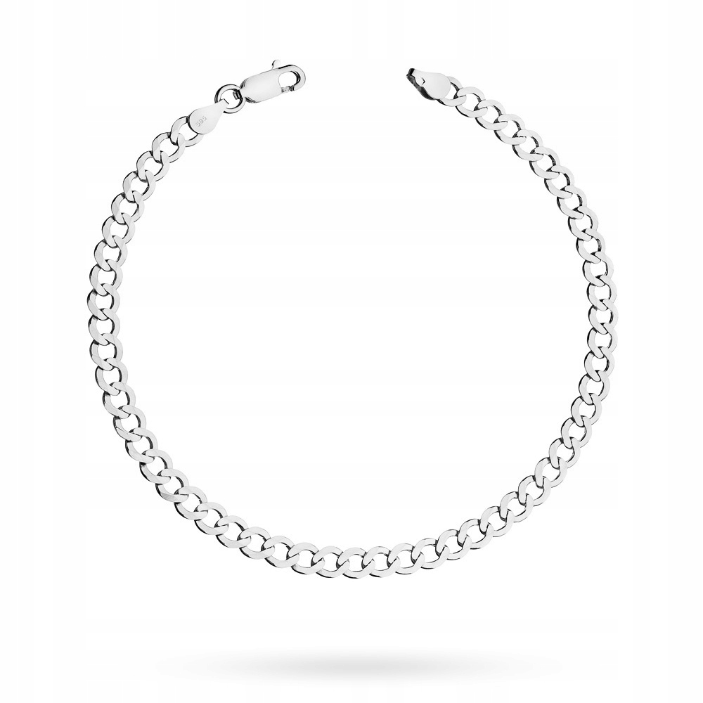 Pánský Stříbrný Náramek ryzost 925 Klasický Pancer vzor 22cm Krabička