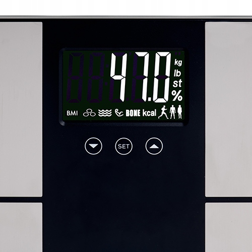 Waga Łazienkowa Analityczna Elektroniczna Smart z Lcd Adler AD8165 225 KG