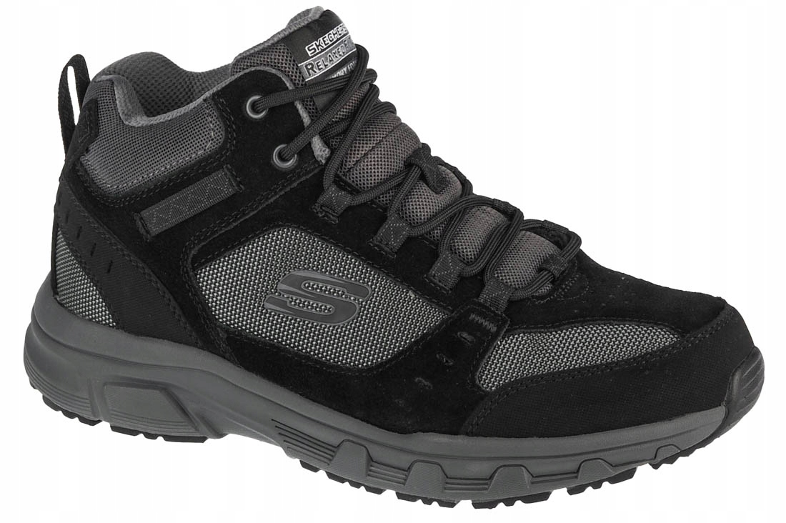 Skechers Oak Canyon Ironhide (44) Pánské semišové trekové boty černé