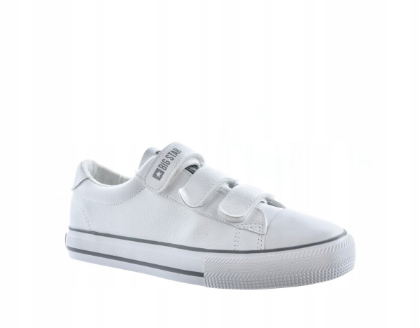 Tenisówki Na Rzepy Big Star LL274A205 Białe r.39