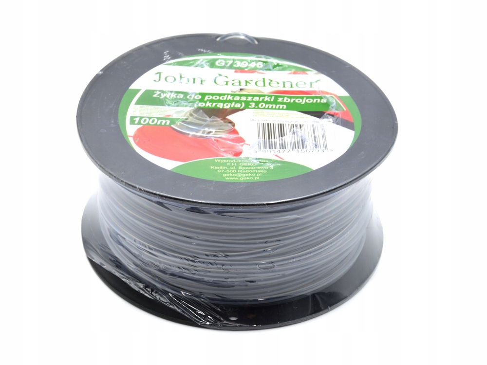 

Żyłka Tnąca Do Kosy Zbrojona Okrągła 3,0MM 100M Jg