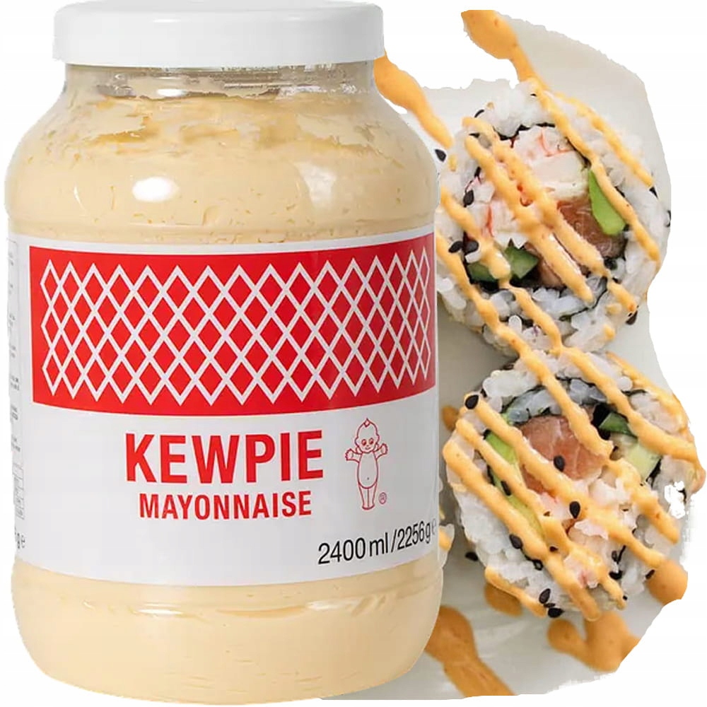 Japonská Jemná Majonéza Mayo Mayonnaise Na Sushi Velká Sklenice 2400ml Kewpie