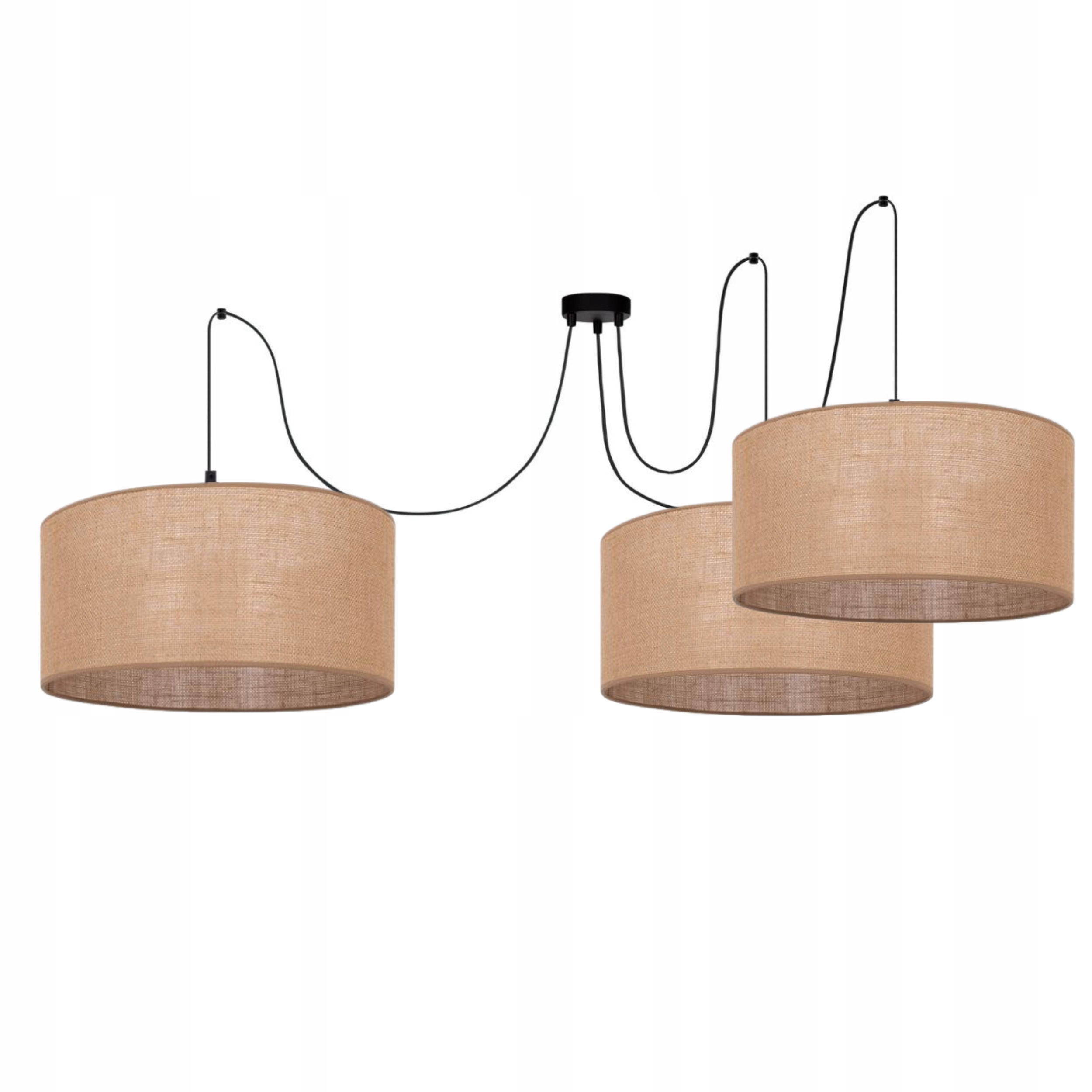 Závěsná Stropní Lampa Spider Pavouk Juta Jutová Led 40 cm