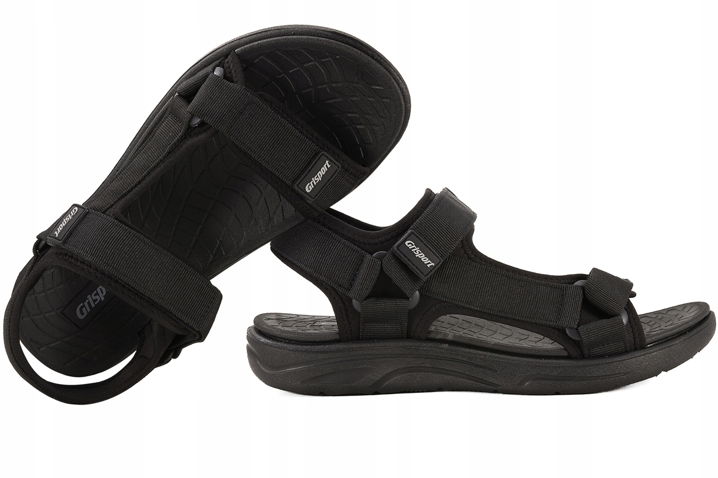 Grisport GR-25-01-9033M Pánské Sportovní Sandály Pu černé 44 Černá