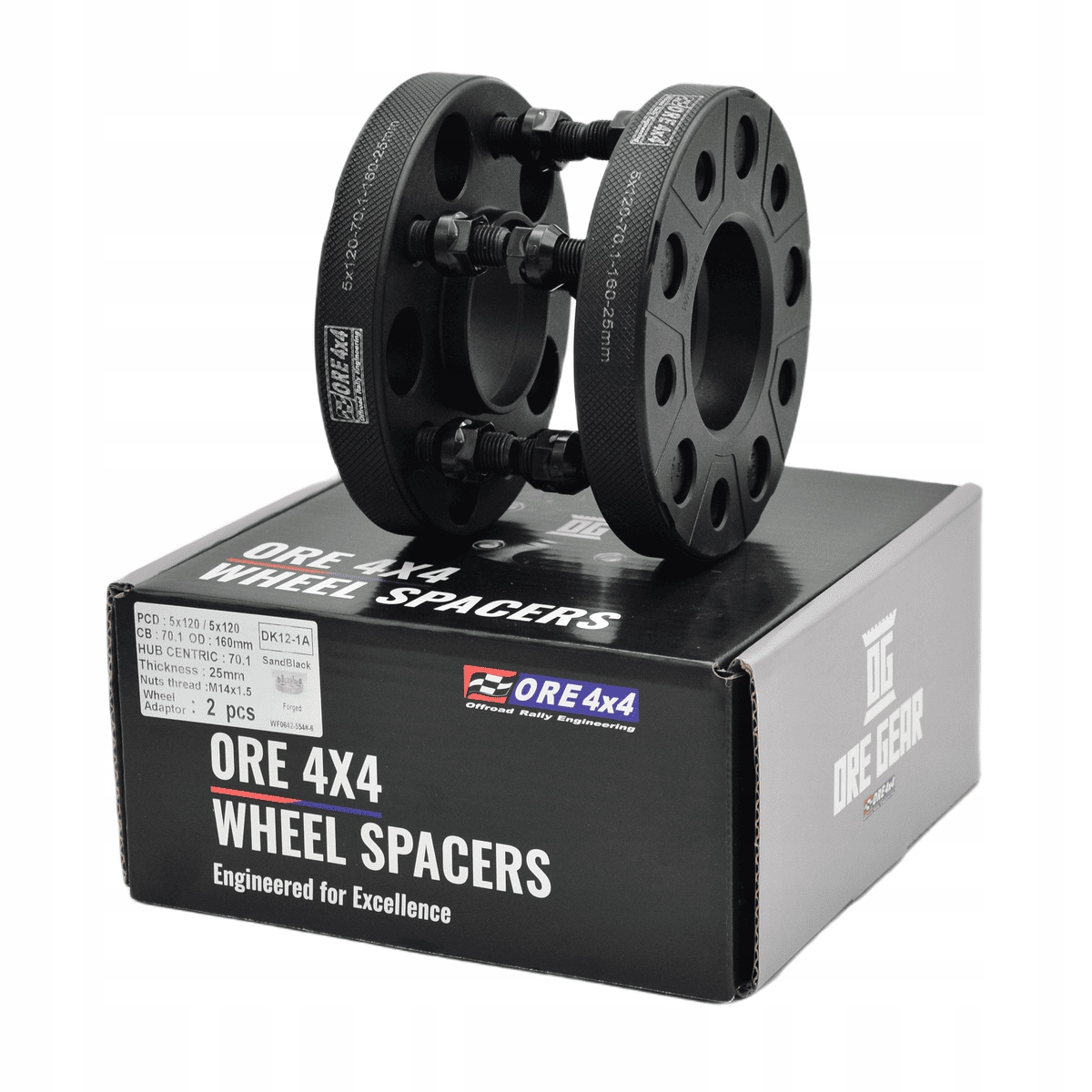 Vzdálenost 5x100 gr.25mm CB56.1 M12x1.25 Subaru 2ks XR-Vent