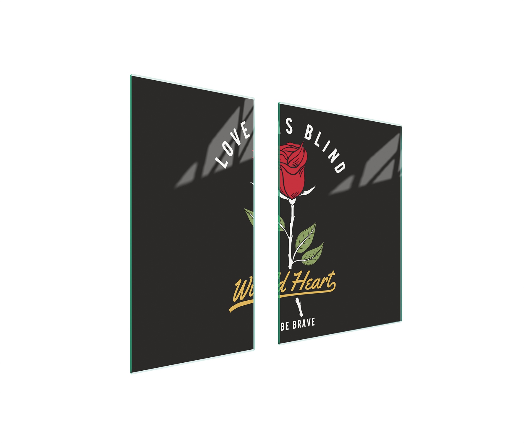 Skleněná Ochranná Deska 75x52 Růže Tvrzené Sklo