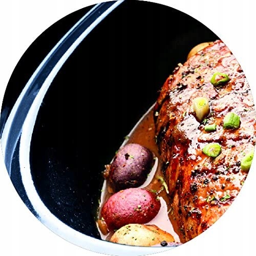 Wolnowar 6,6L Slow Cooker Stal Nierdzewna Multi Garnek Electrolux ESC7400 Kolor dominujący srebrny/szary