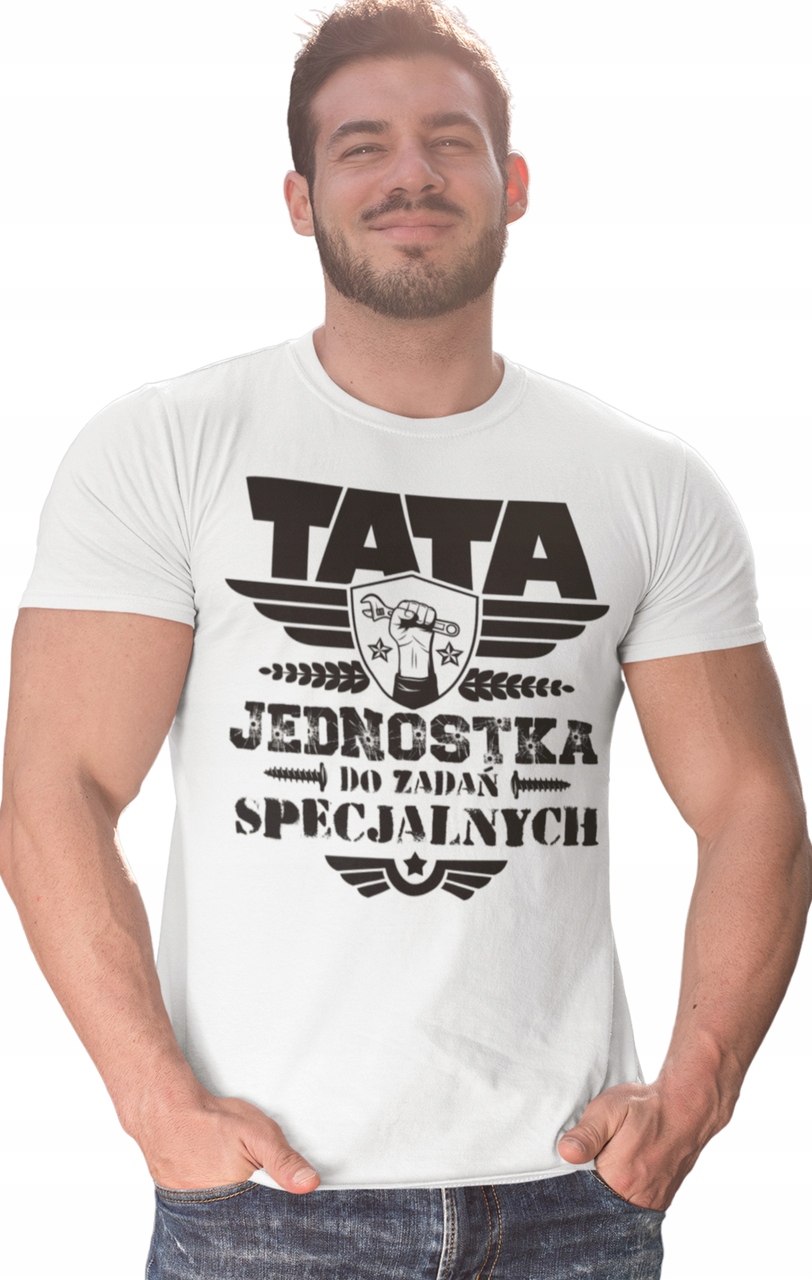 

Koszulka Męska Tata Jednostka Do Zadań Specjalnych