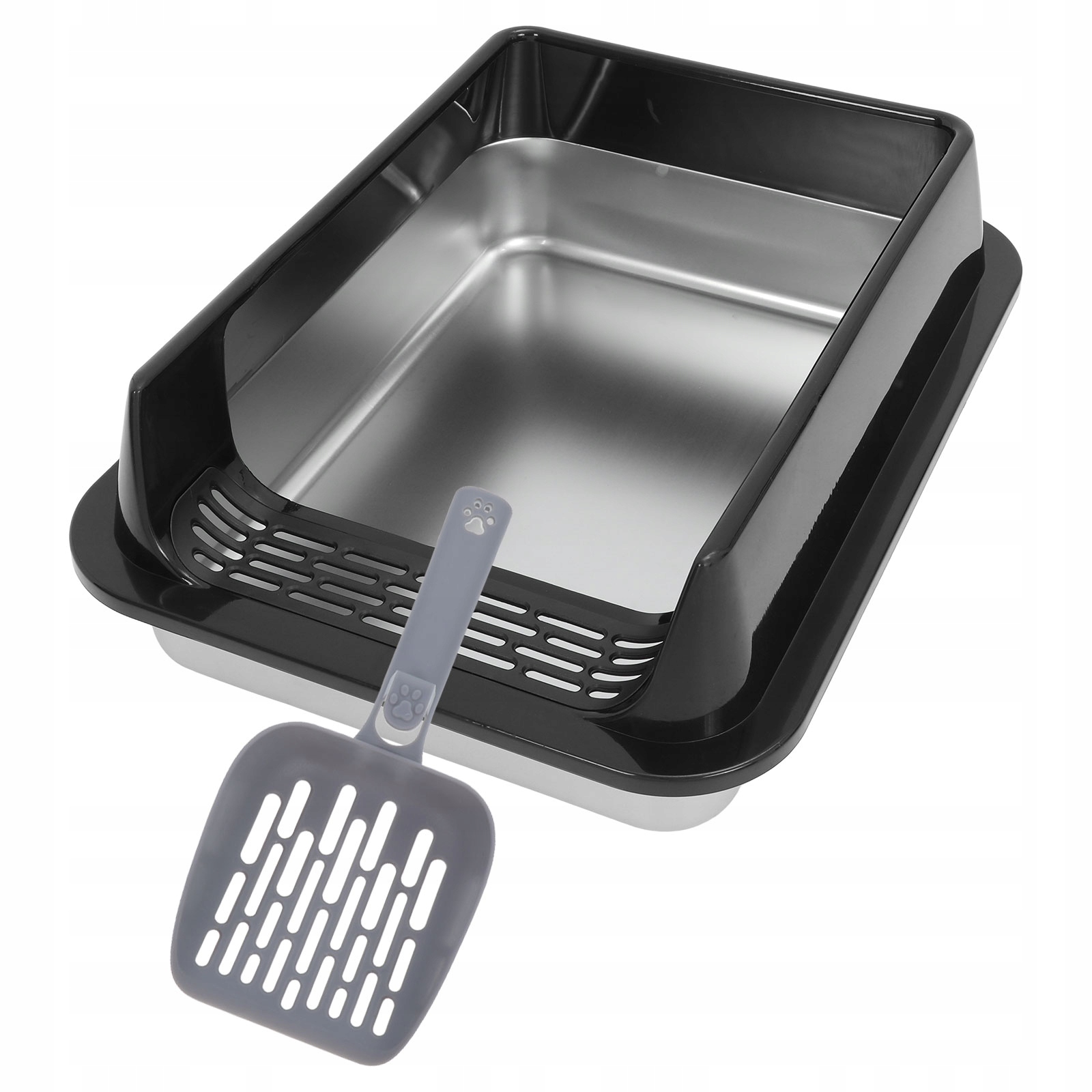 Toaleta Pro Kočky Z Nerezové Oceli, Odolný, S Pojistným Víkem