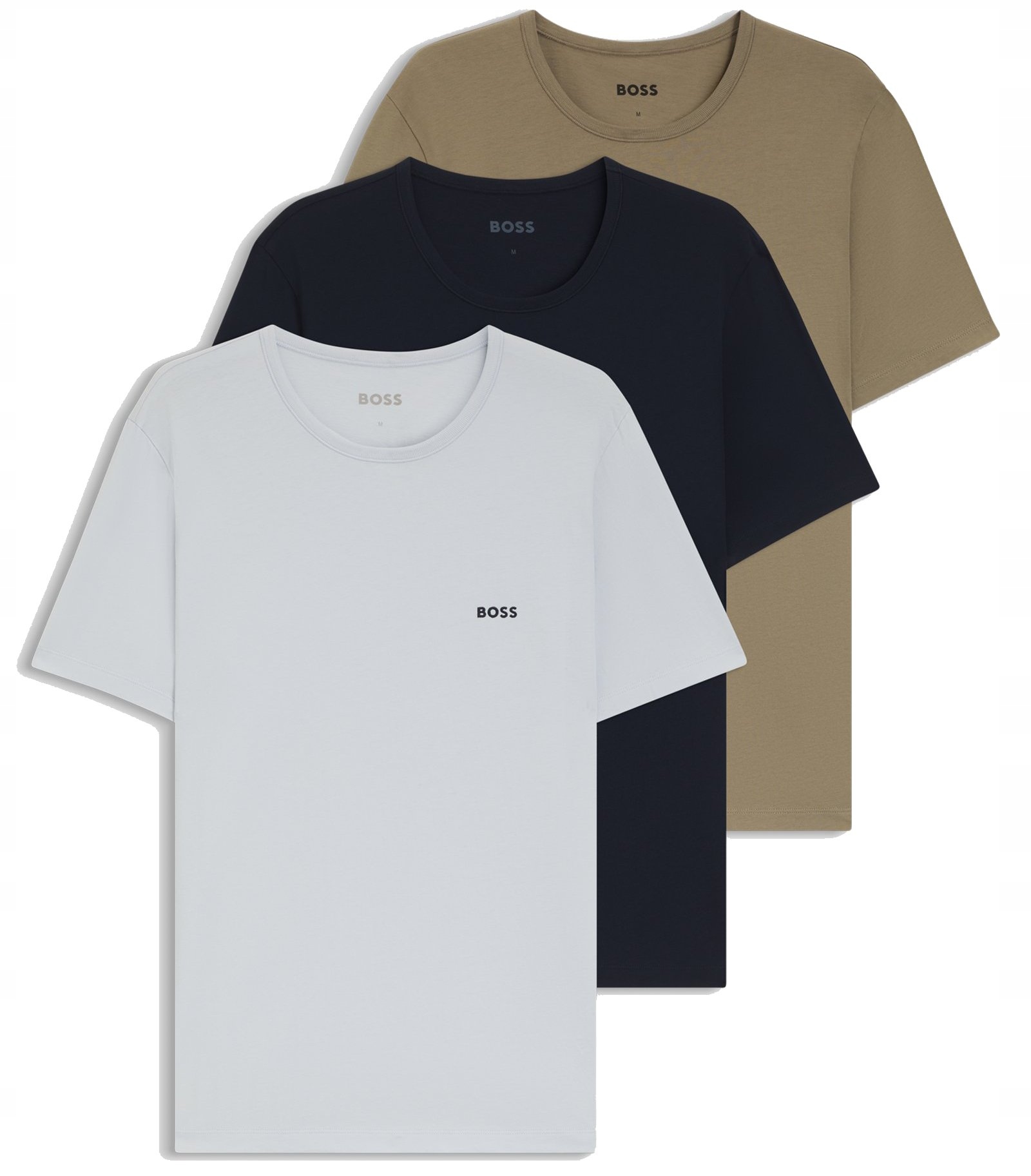 3pak zestaw męski t-shirt koszulki z krótkim rękawem Hugo Boss r. M
