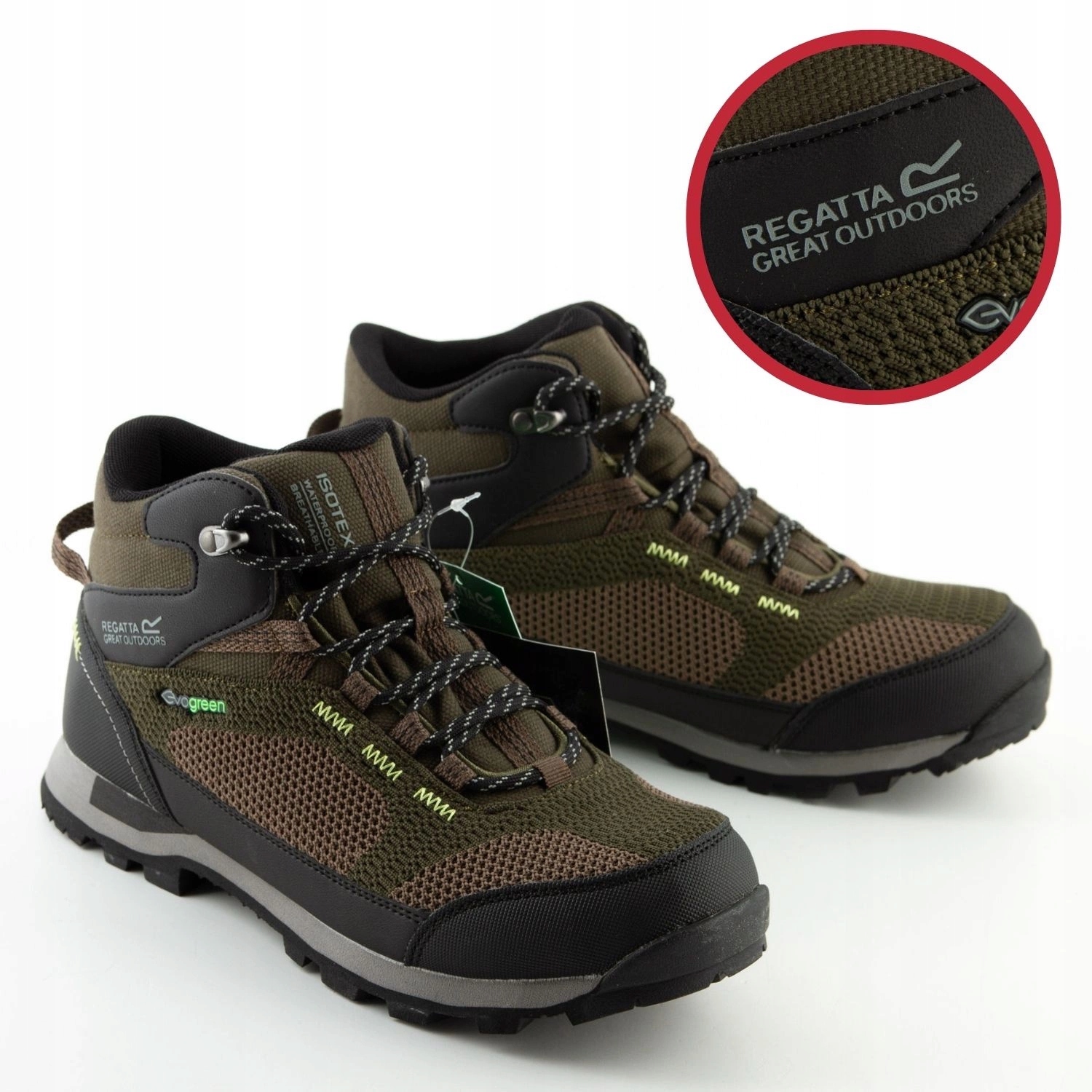 Pánské trekové boty Regatta Blackthon Evo voděodolné, hnědé vel. 45