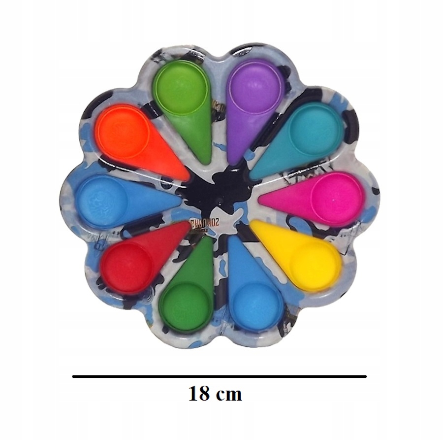 POP IT SIMPLE DIMPLE PUSH BUBBLE ZABAWKA SENSORYCZ Kod producenta 3120