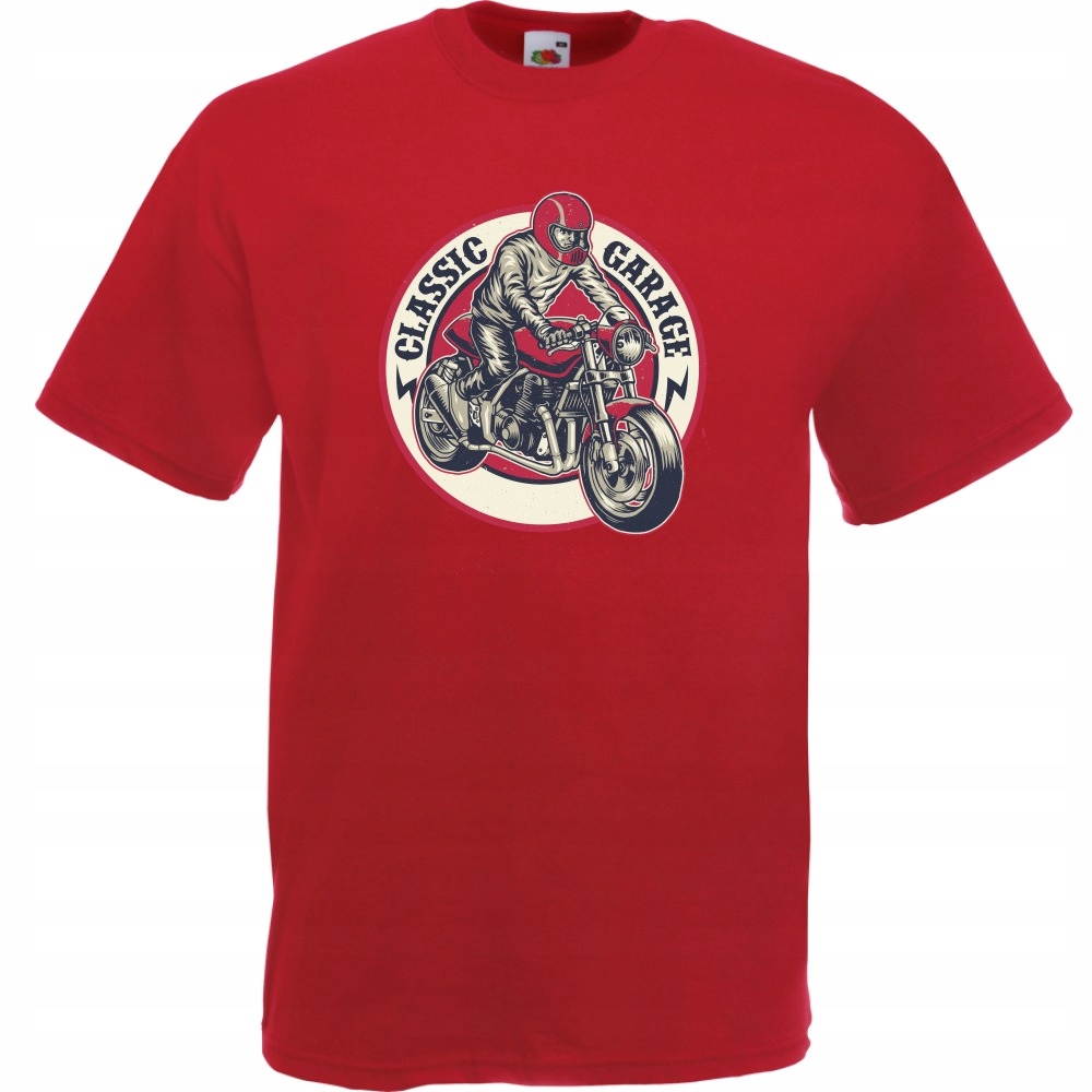 

Koszulka motocykl motor motocyklista L ceglana cze
