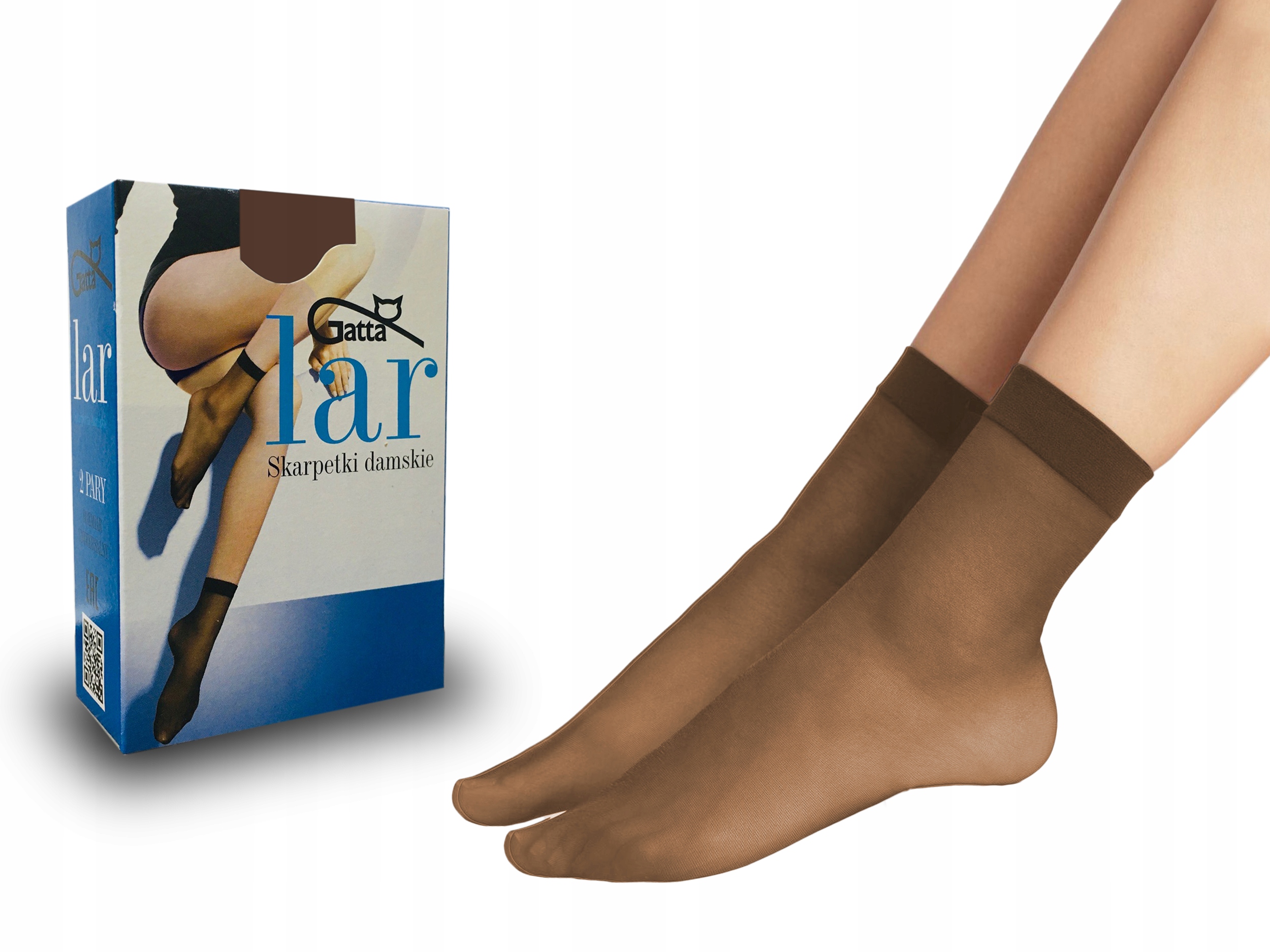 

Gatta Lar skarpetki, 15 den, 2 pary, lycra, lyon