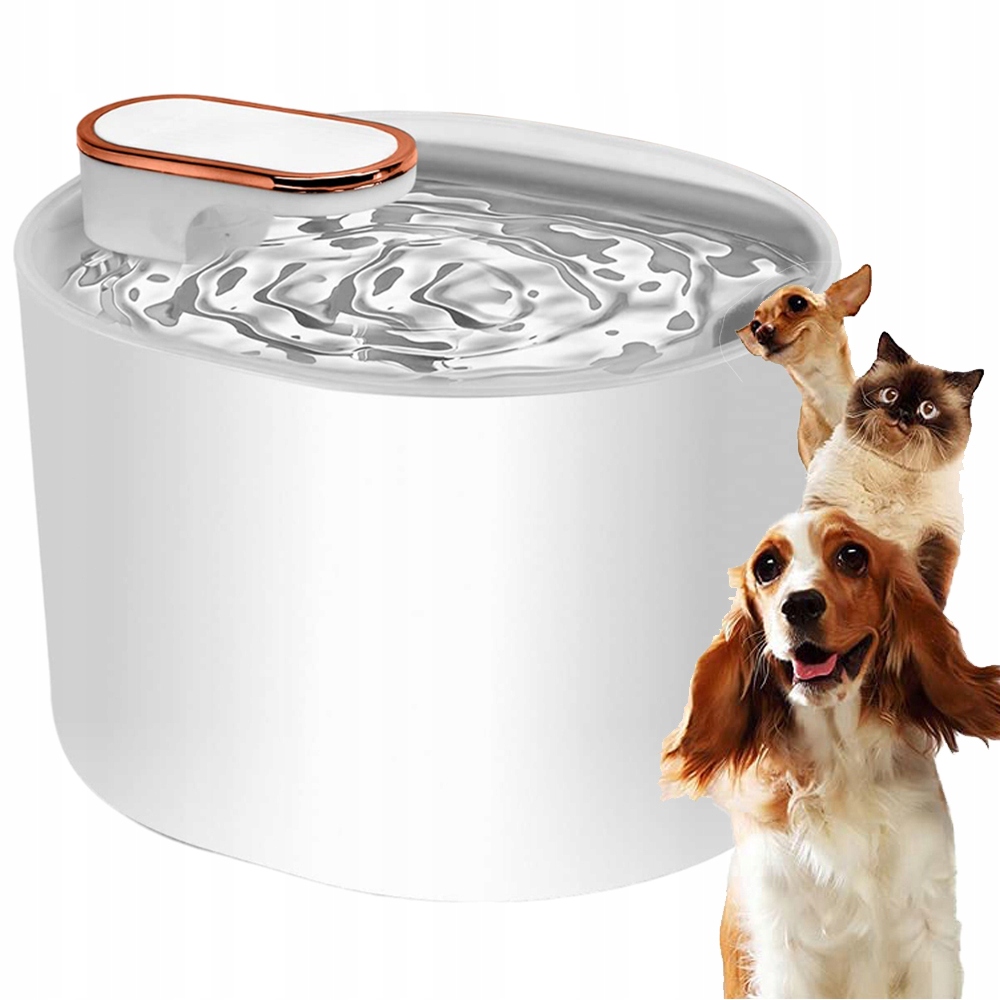 Levně Automatická napáječka Fontána pro kočky Psa Miska Tiché napájedlo Filtry