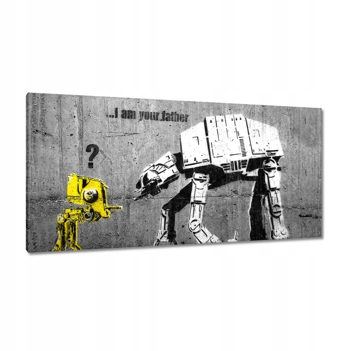 Obrazy 115x55 Banksy I am your father