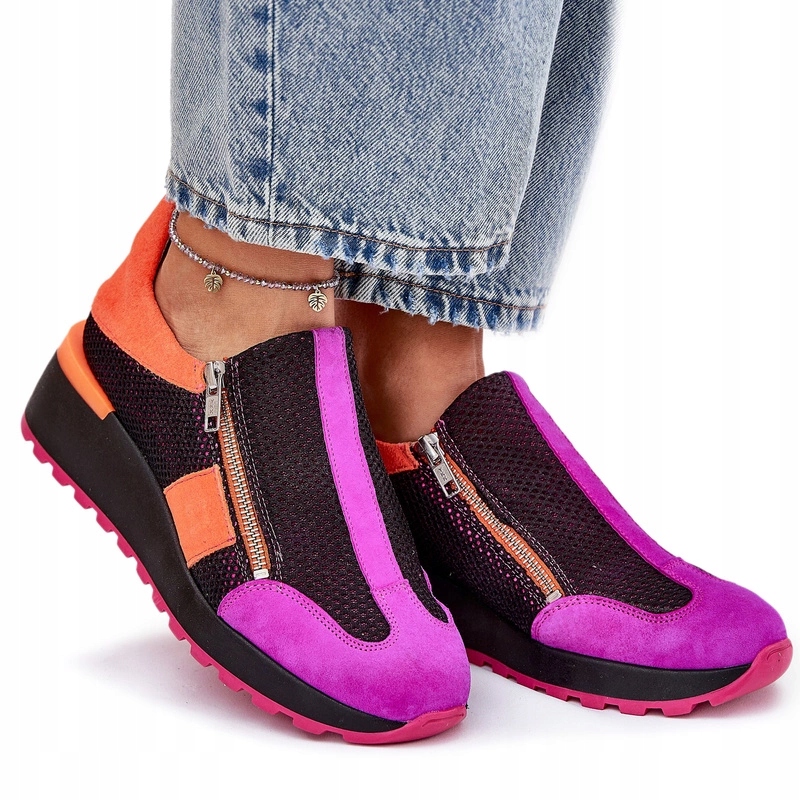 Dámské Tenisky Na Klínku Semišové Maciejka 06853-15 Černé 41