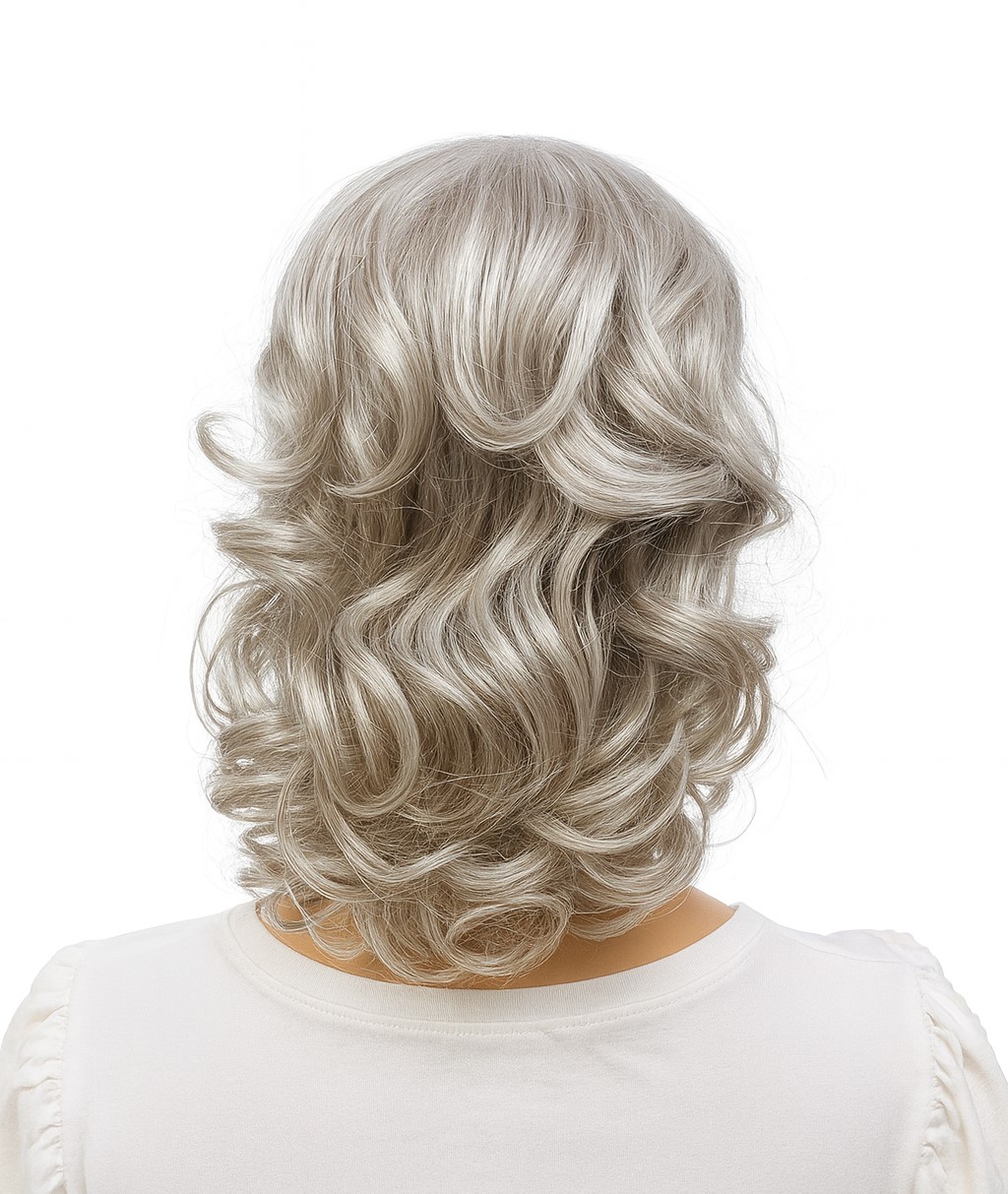 příčesek Veronica dopinka kudrnatá tmavě hnědá-Nessaja wigs shop