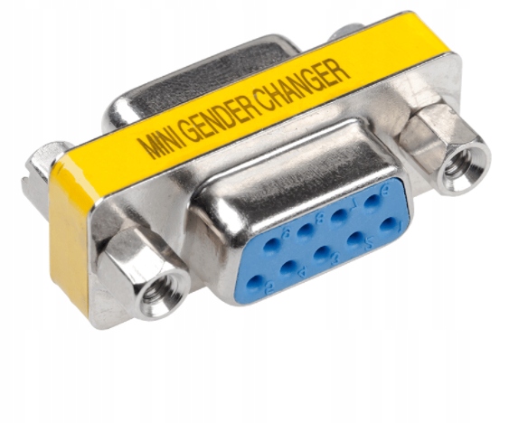 

Łącznik gniazdo Dsub 9pin DB9 RS232 gender 9p(1281