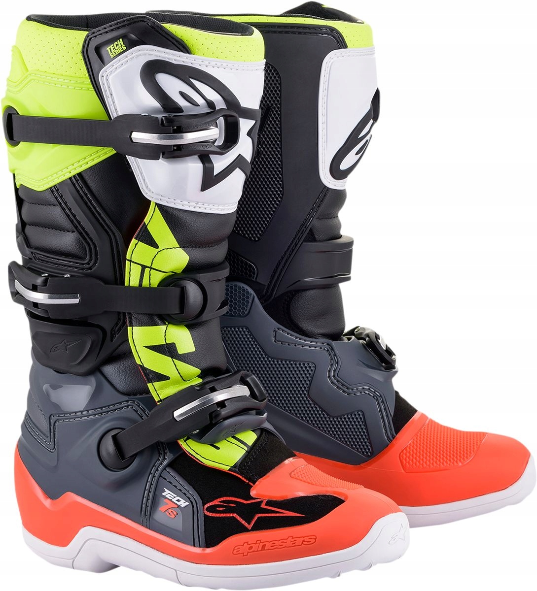 Detské Topánky Alpinestars Tech 7S Gy/rd/y 7 (40,5