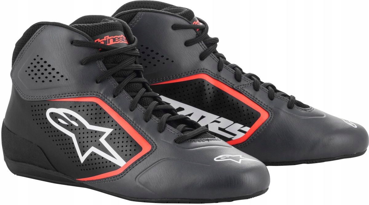 Kartingové topánky Alpinestars Tech 1-K Start V2 šedo-oranžové veľ 36