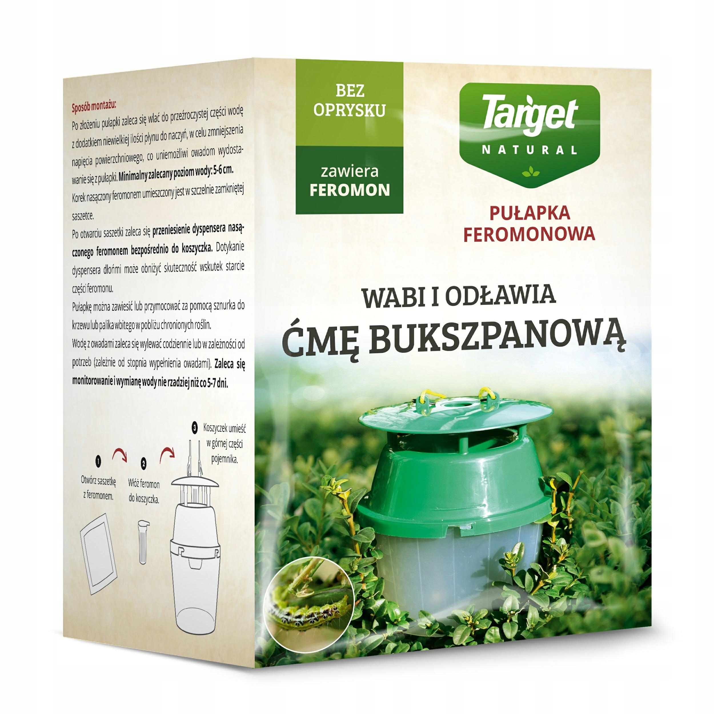 

Target Pułapka feromonowa na ćmę bukszpanową