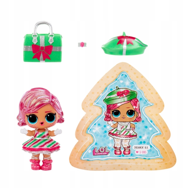 LOL SURPRISE KARÁCSONYI GÖMB HOLIDAY SUPREME MINIBABA KIEGÉSZÍTŐK RÓZSASZÍN Szín sokszínű