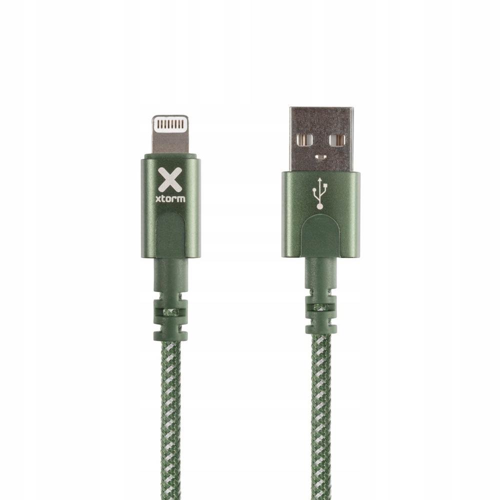 XTORM KABEL USB - LIGHTNING MFI (1M) ZIELONY