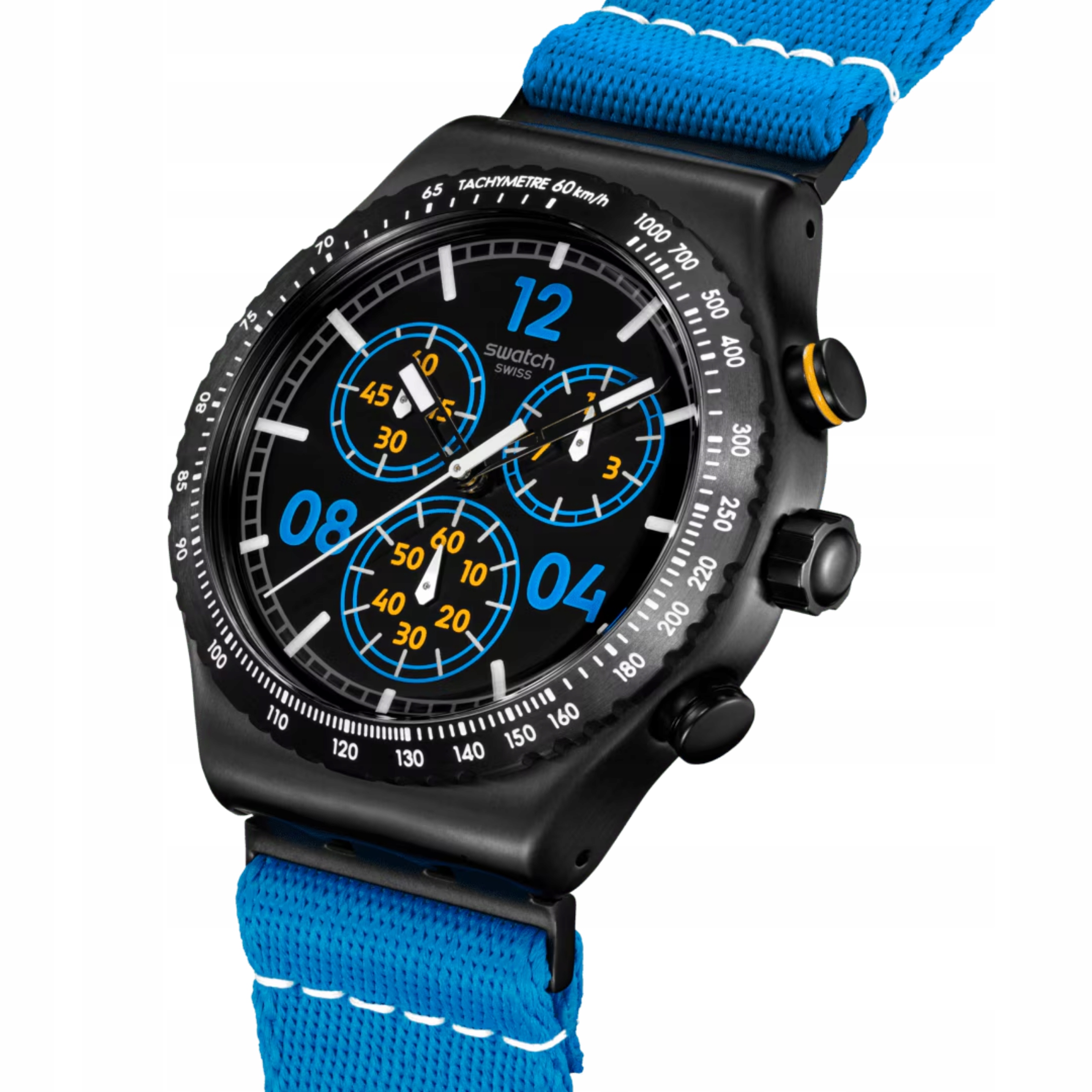 Hodinky Swatch Moments In Blue modré YVB100 Unisex Nové