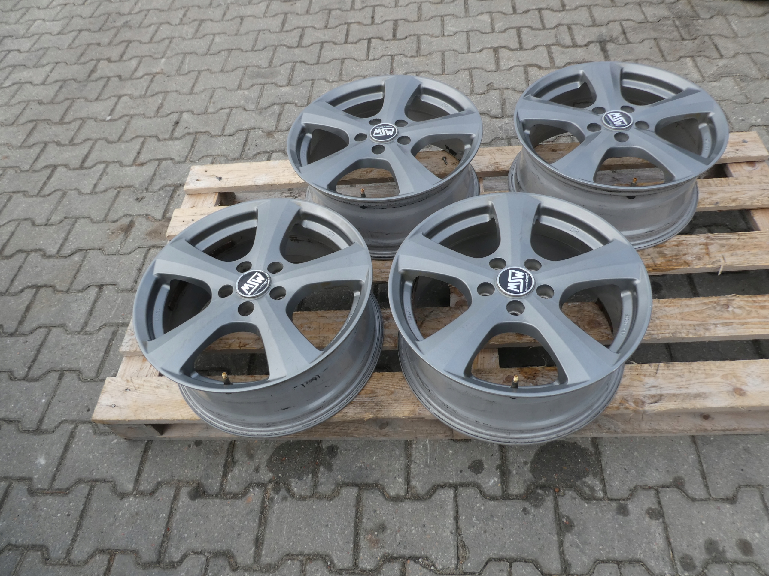 4X discs aluminium disc VW KBA 48205 5X112