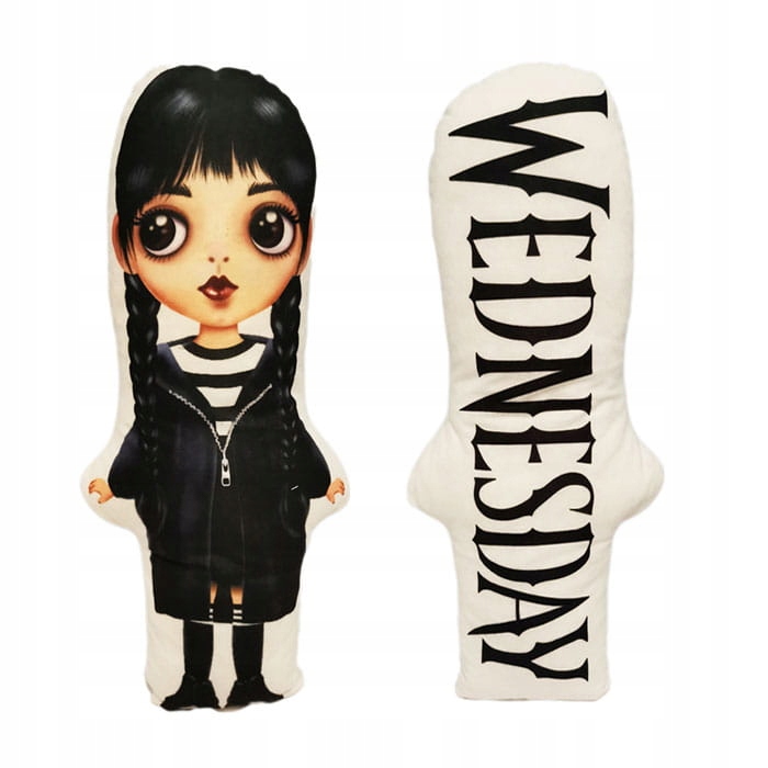 

Poduszka Przytulanka Wednesday Addams 25X45CM