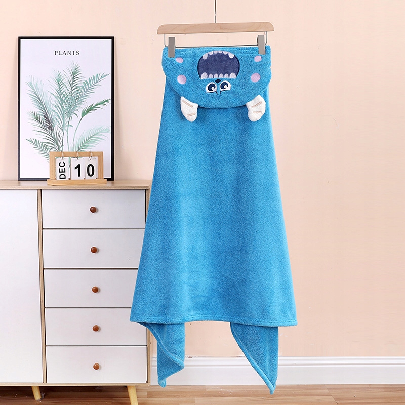 RĘCZNIK OKRYCIE KĄPIELOWE Z KAPTUREM PONCZO 70x140 CM KĄPIELOWY DLA DZIECI Marka inna